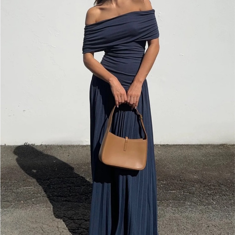 Lioness Field of Dreams Navy Blue Maxi Dress